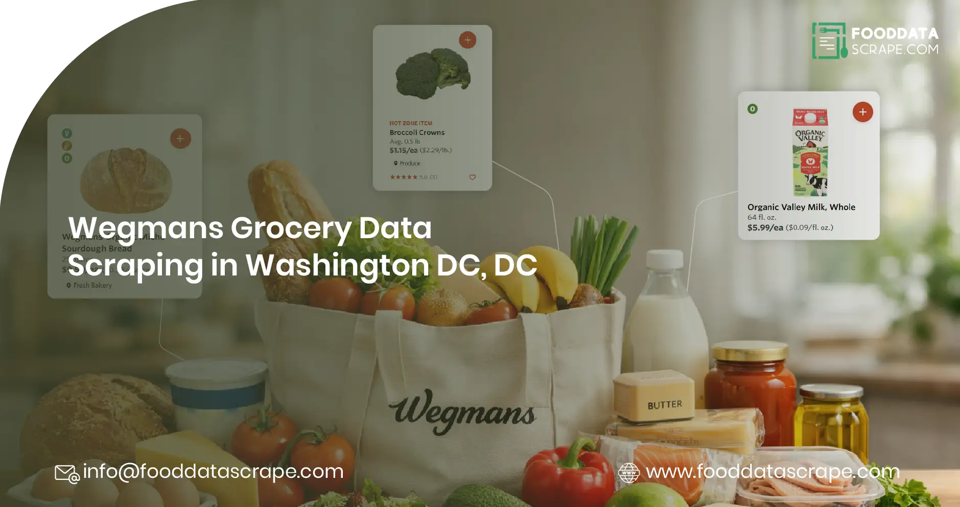 Wegmans Grocery Data Scraping Washington DC 2026: Premium Pricing, Prepared Foods & Delivery Intelligence